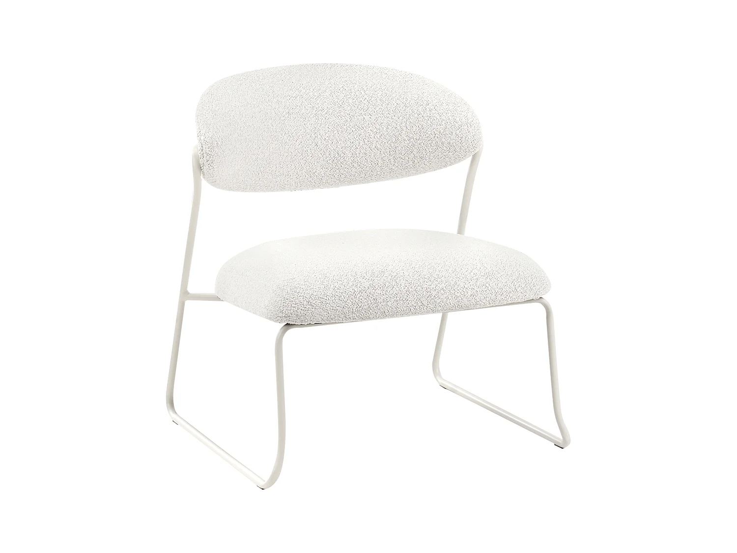 Lot de 2 fauteuils KOLSVA Tissu Blanc cassé
