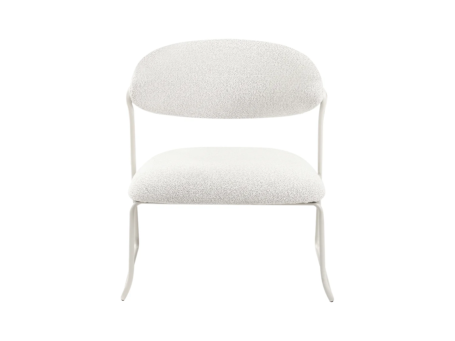 Lot de 2 fauteuils KOLSVA Tissu Blanc cassé