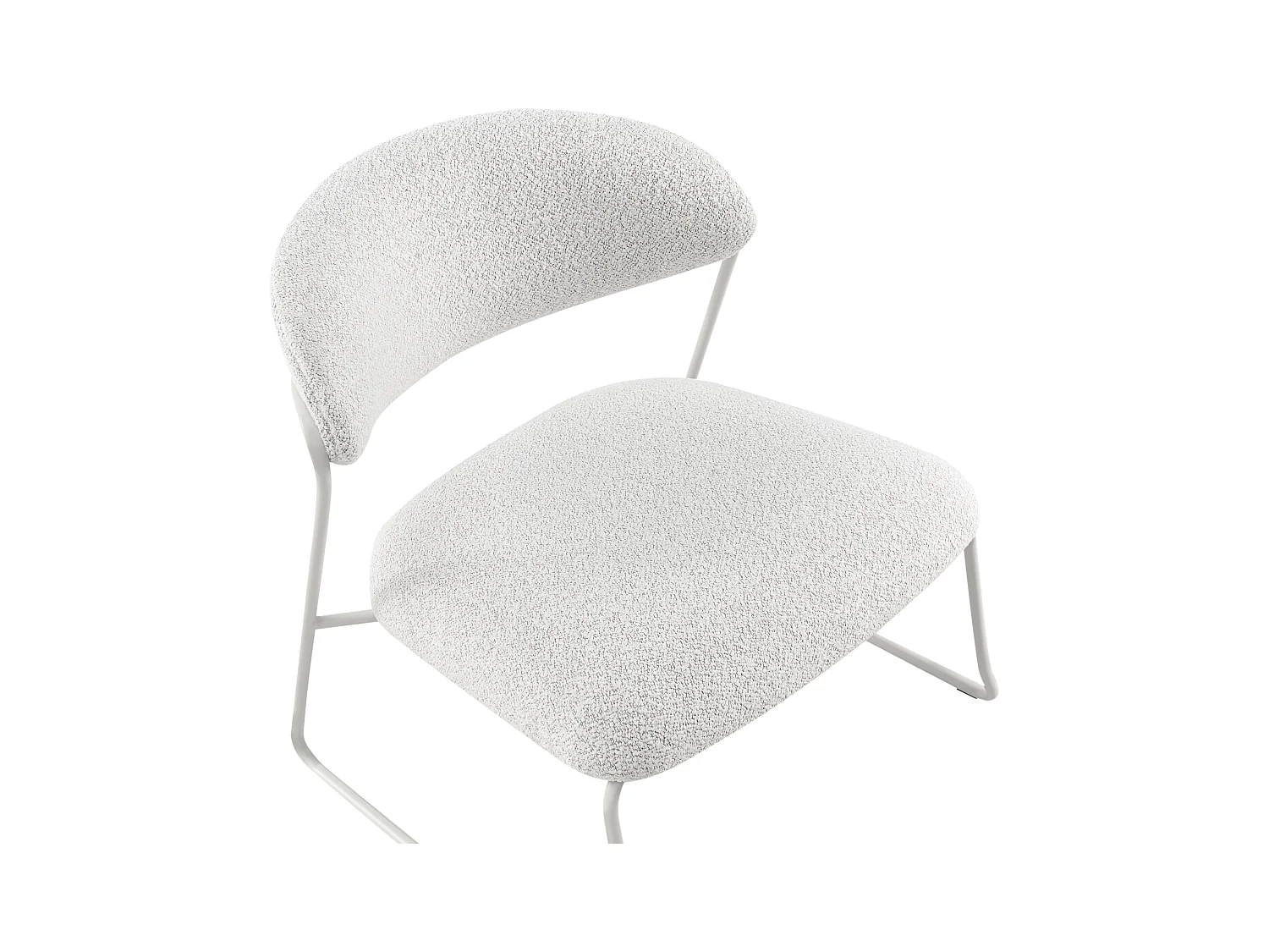 Lot de 2 fauteuils KOLSVA Tissu Blanc cassé
