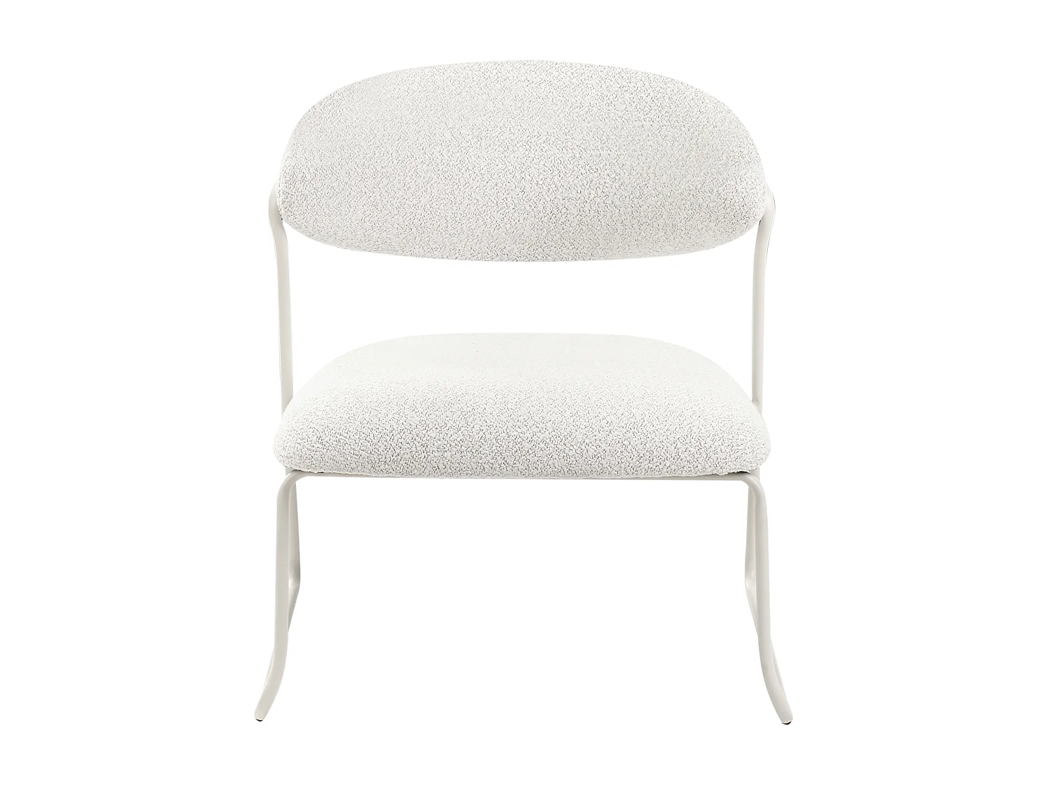 Lot de 2 fauteuils KOLSVA Tissu Blanc cassé