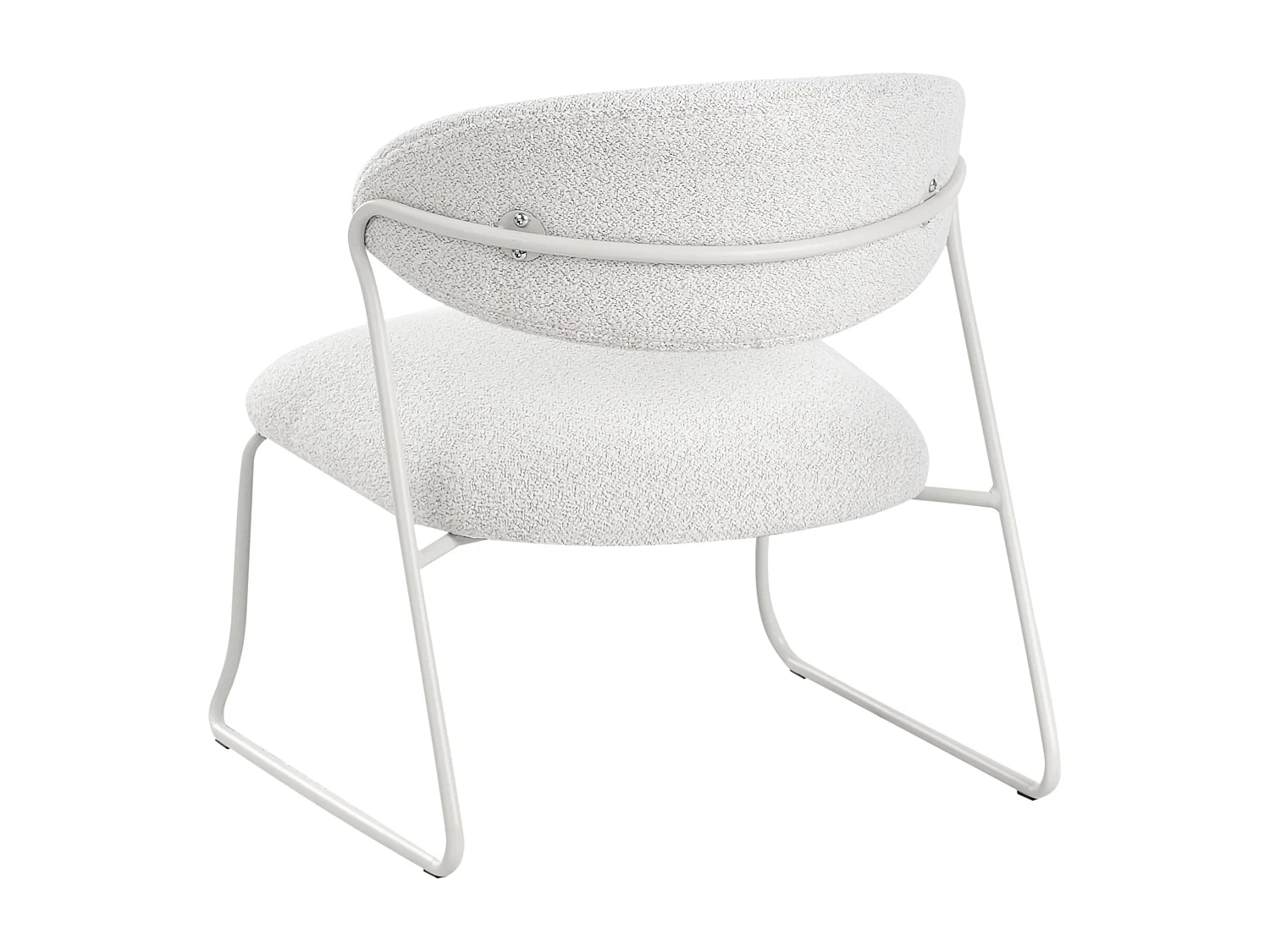 Lot de 2 fauteuils KOLSVA Tissu Blanc cassé