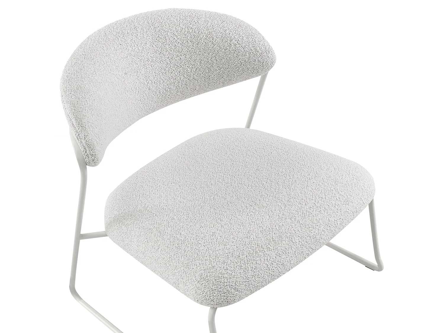 Lot de 2 fauteuils KOLSVA Tissu Blanc cassé