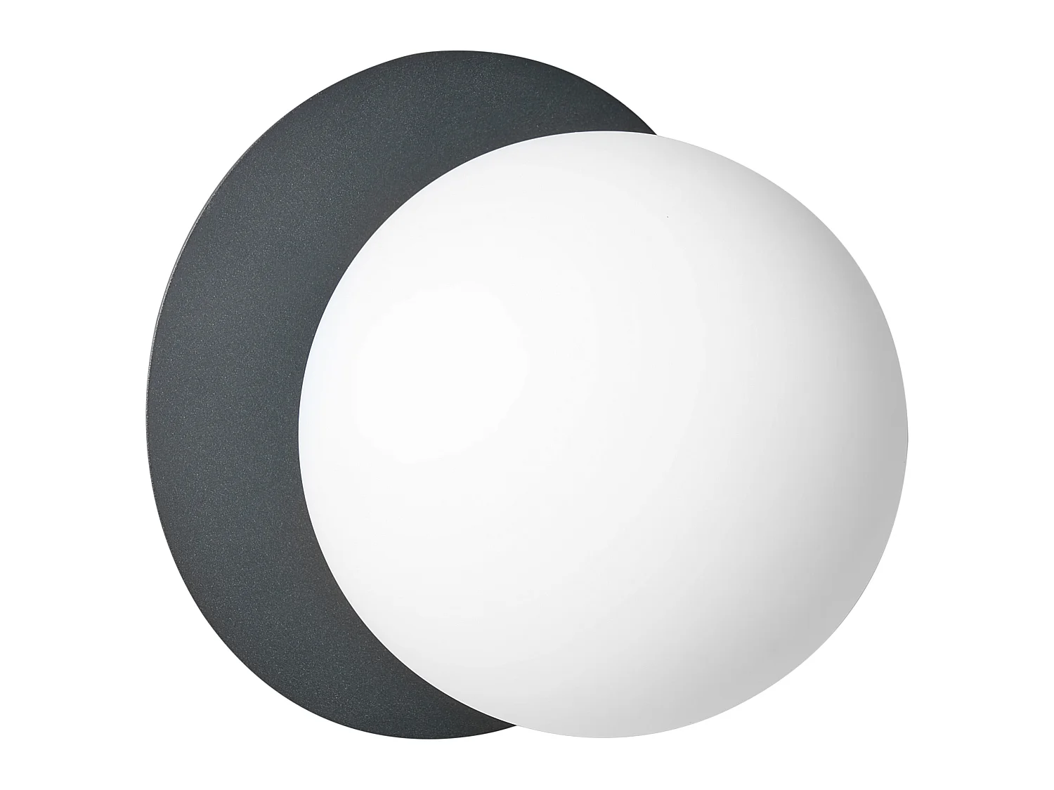 Set of 2 Wall Lamps BOUBLE Black Metal