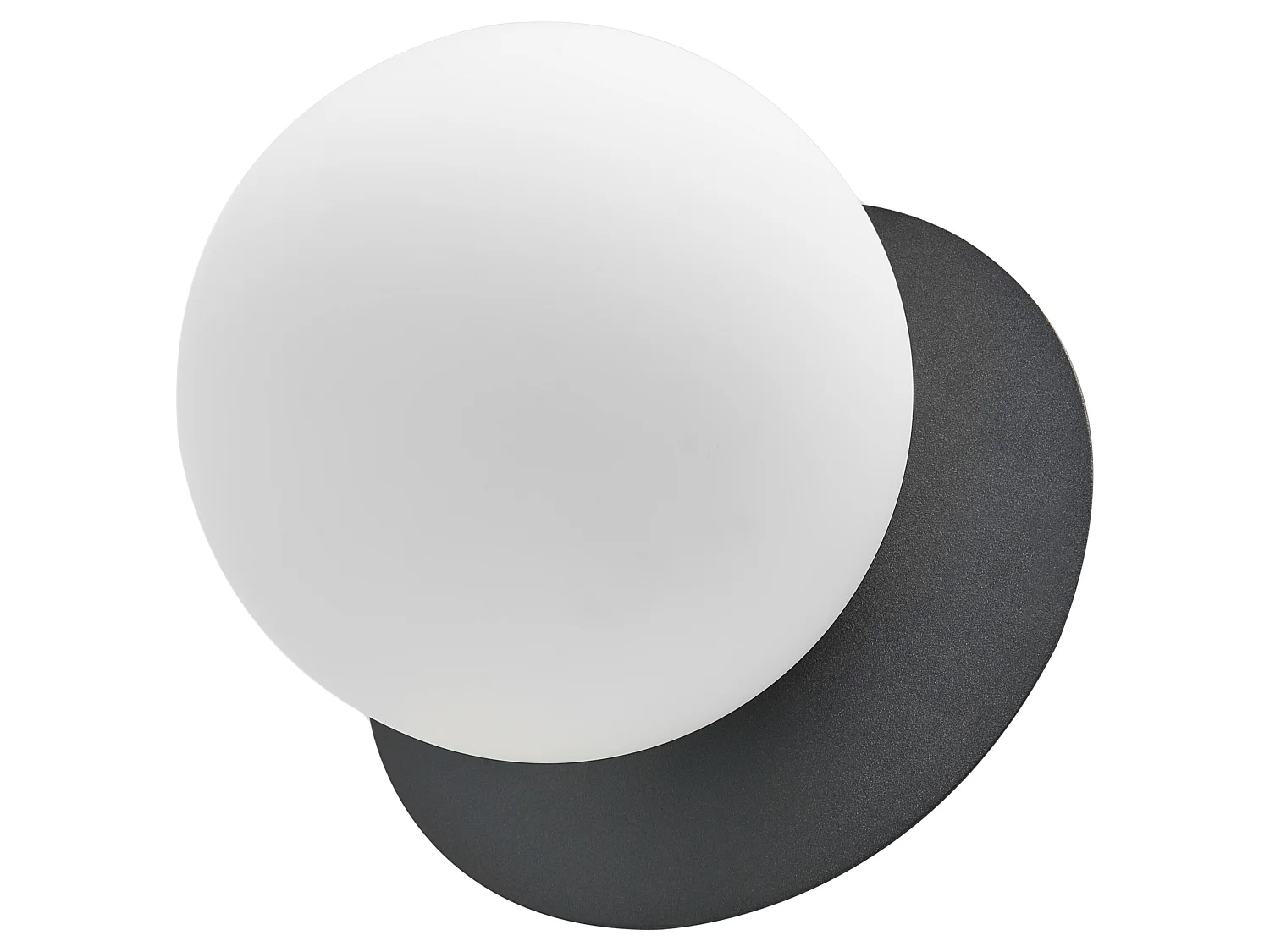 Set of 2 Wall Lamps BOUBLE Black Metal