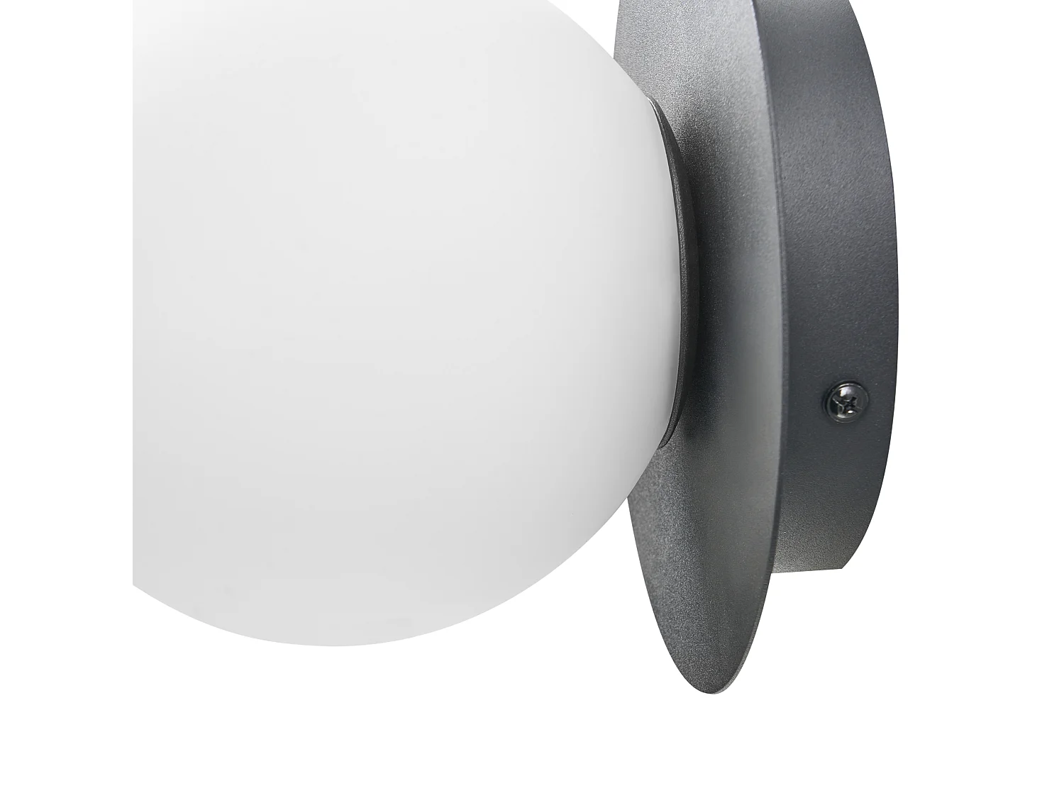 Set of 2 Wall Lamps BOUBLE Black Metal