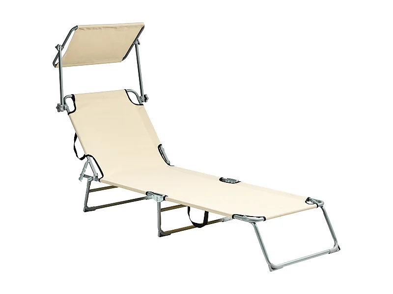 Transat FOLIGNO Métal Beige