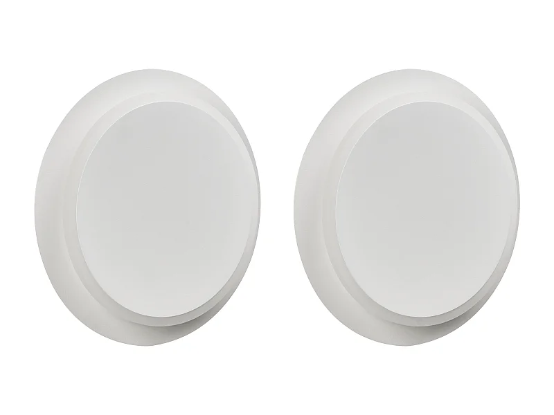 Lot de 2 lampes murales SEMNON LED Métal Blanc