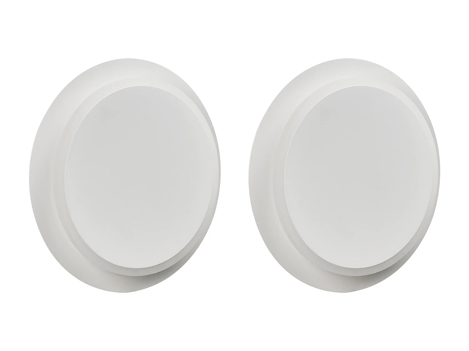 Lot de 2 lampes murales SEMNON LED Métal Blanc