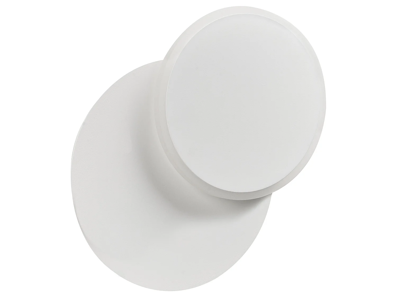 Set of 2 Wall Lamps SEMNON White Metal LED