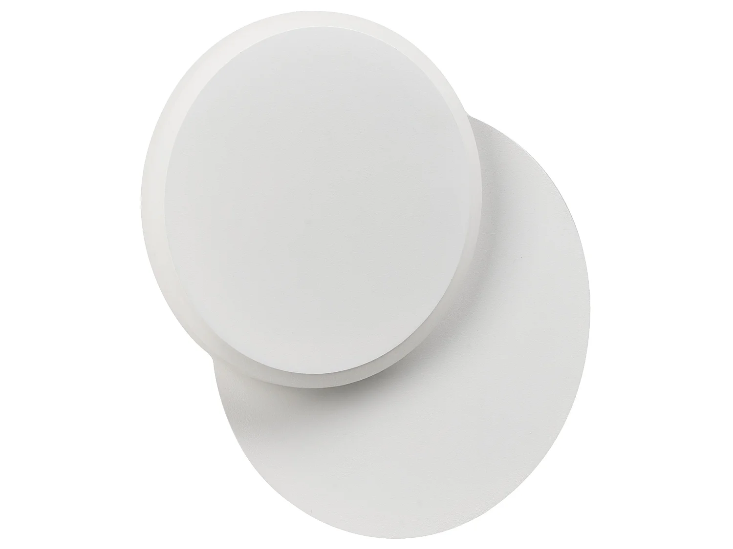 Set of 2 Wall Lamps SEMNON White Metal LED