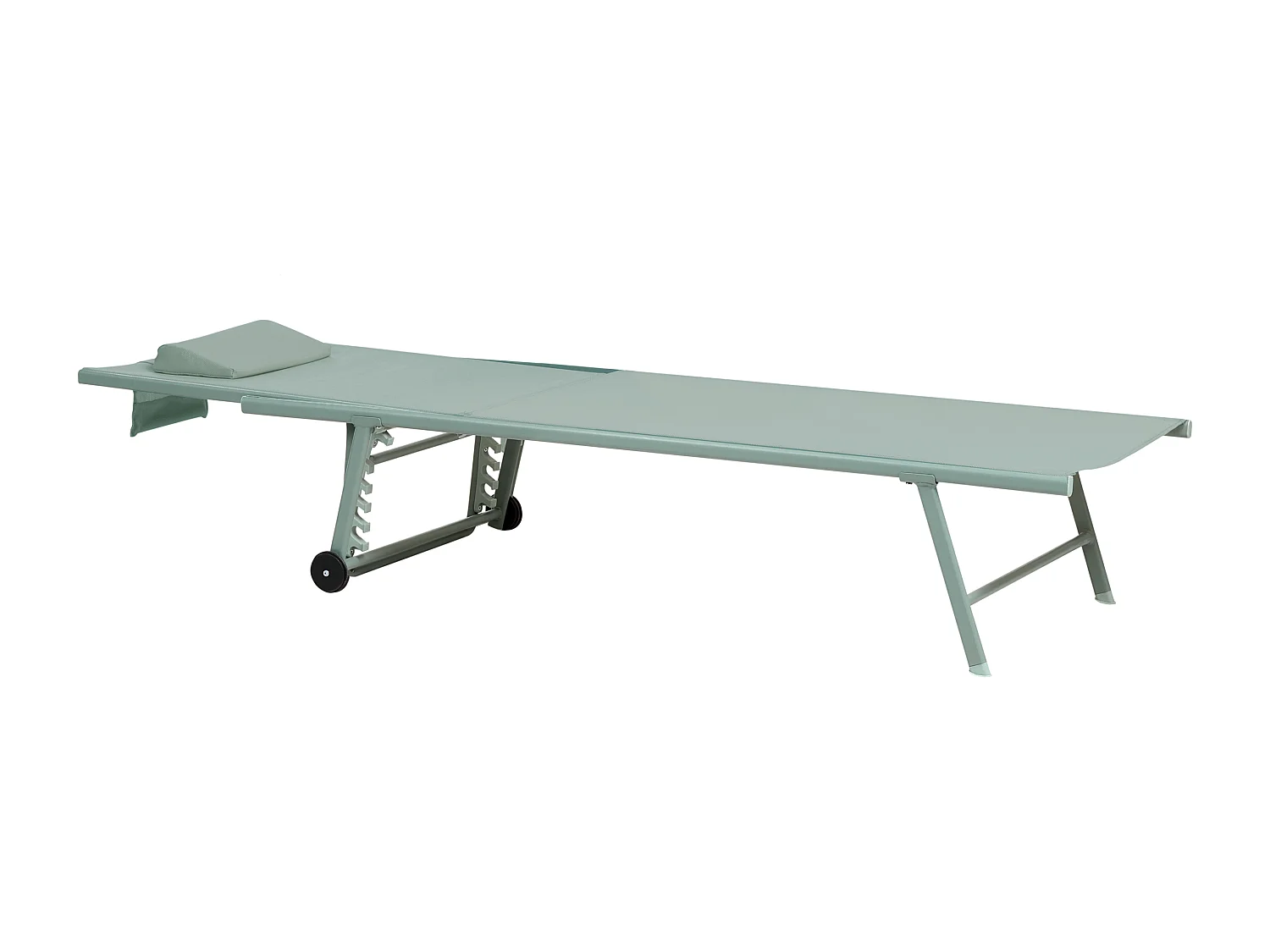 Lot de 2 transats SORONI Métal Vert clair