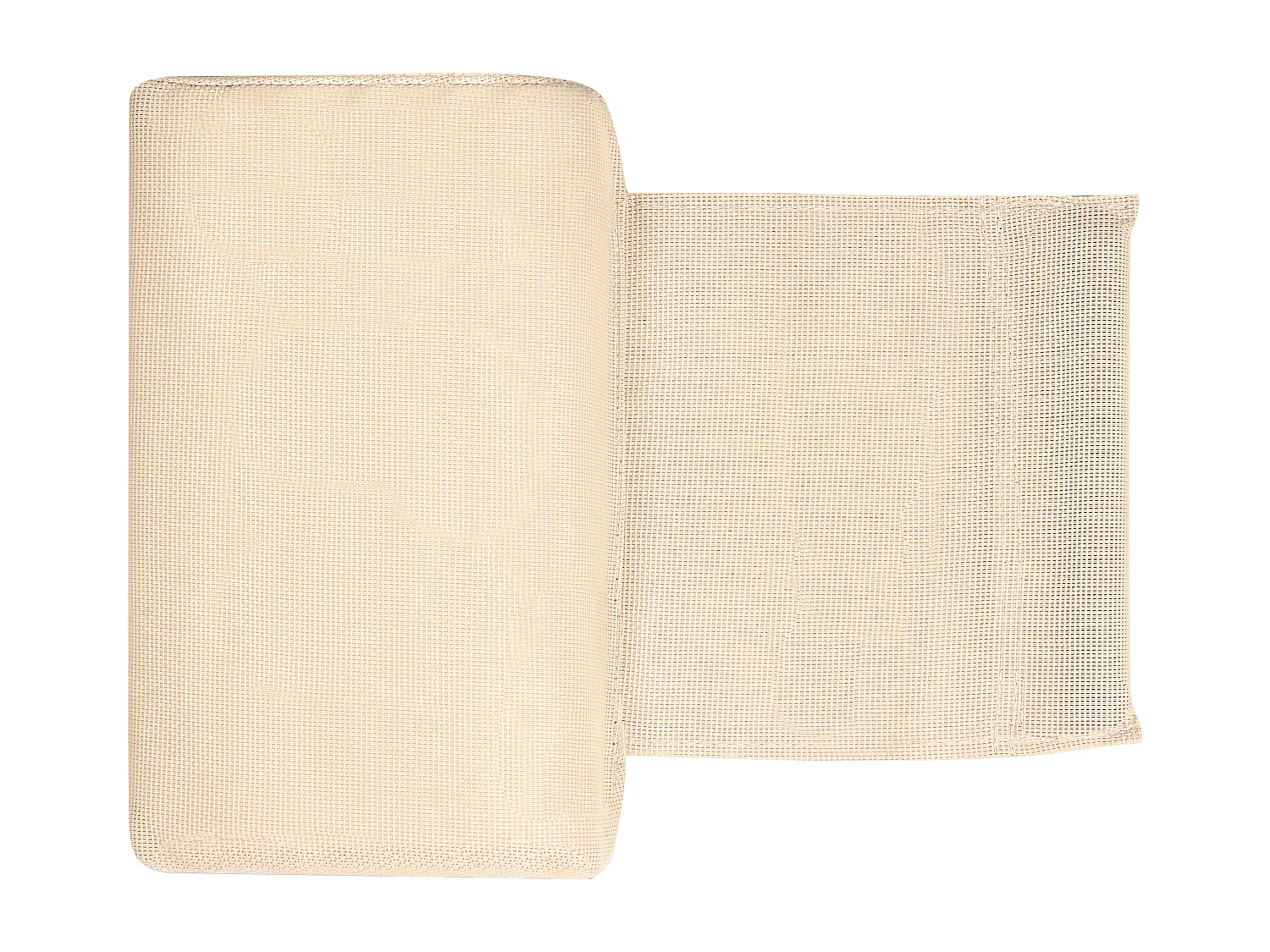 Lot de 2 transats SORONI Métal Beige