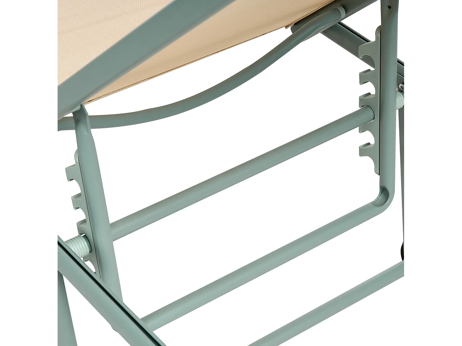 Lot de 2 transats SORONI Métal Beige