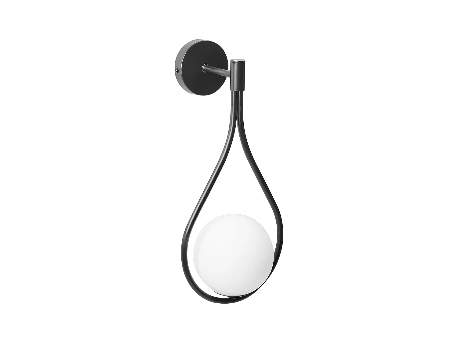 Lampe murale AUROUE Métal Noir
