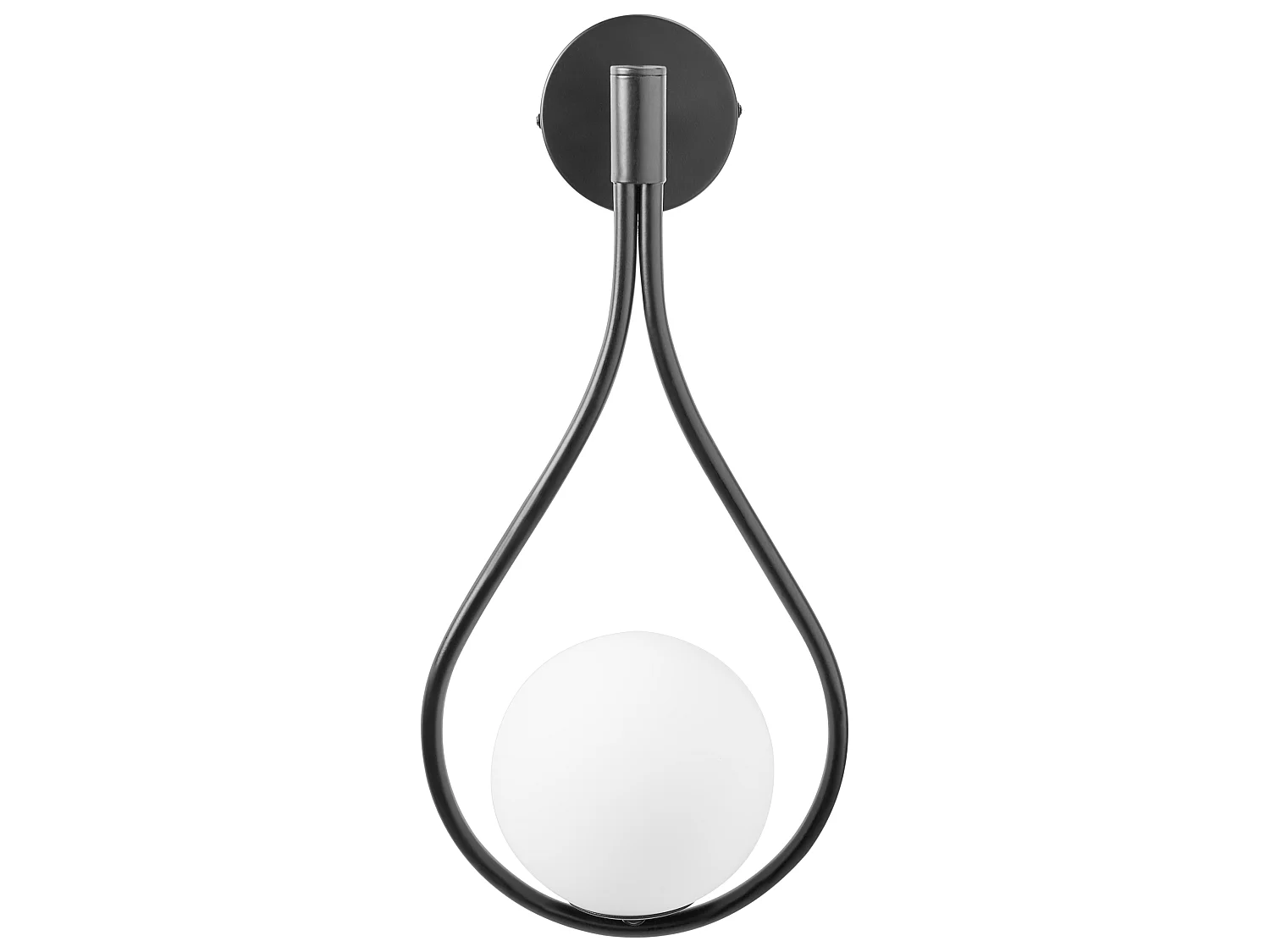 Wall Lamp AUROUE Black Metal