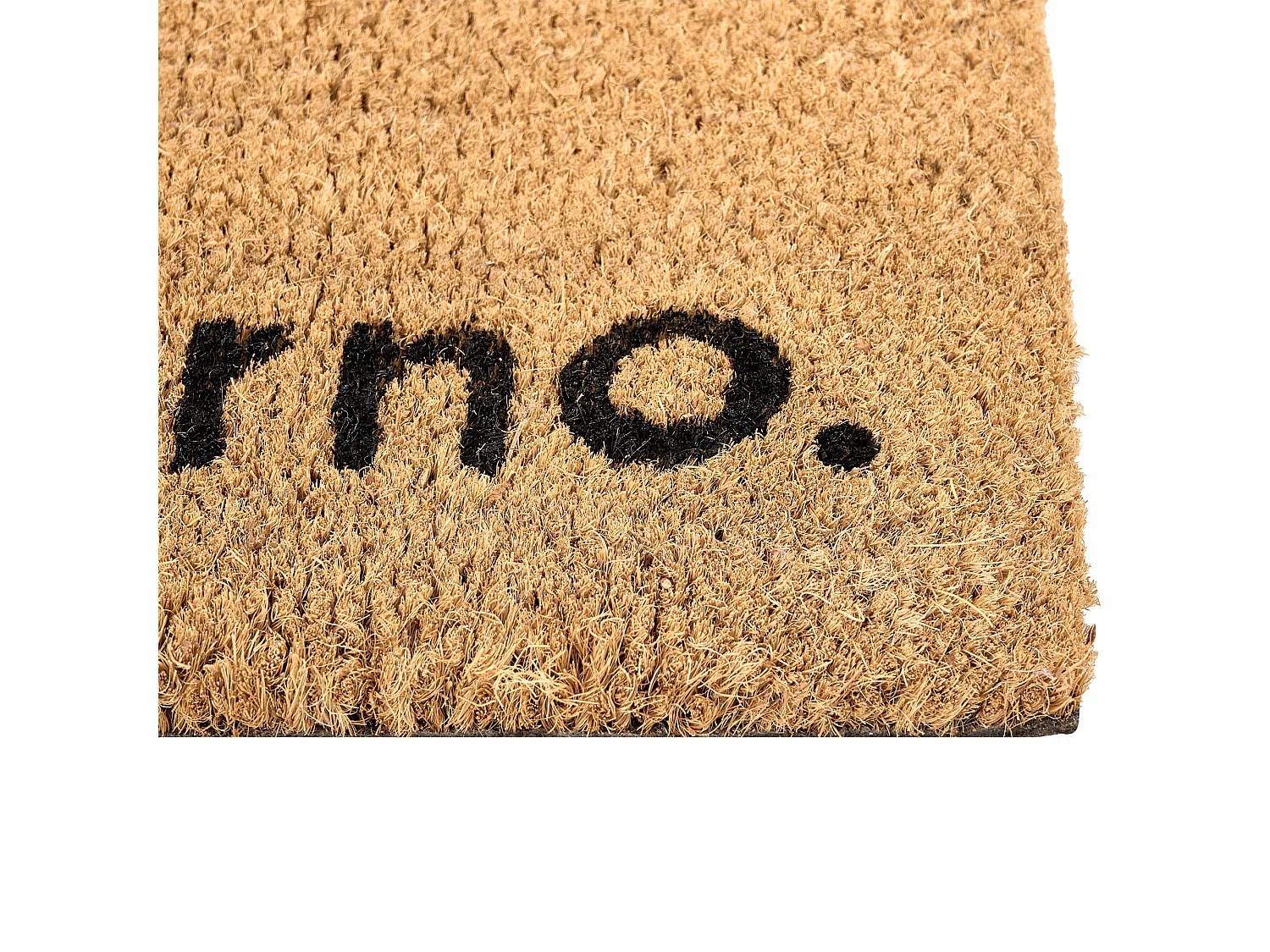 Paillasson LABO Naturel 60 x 90 cm Texte Fibre de coco