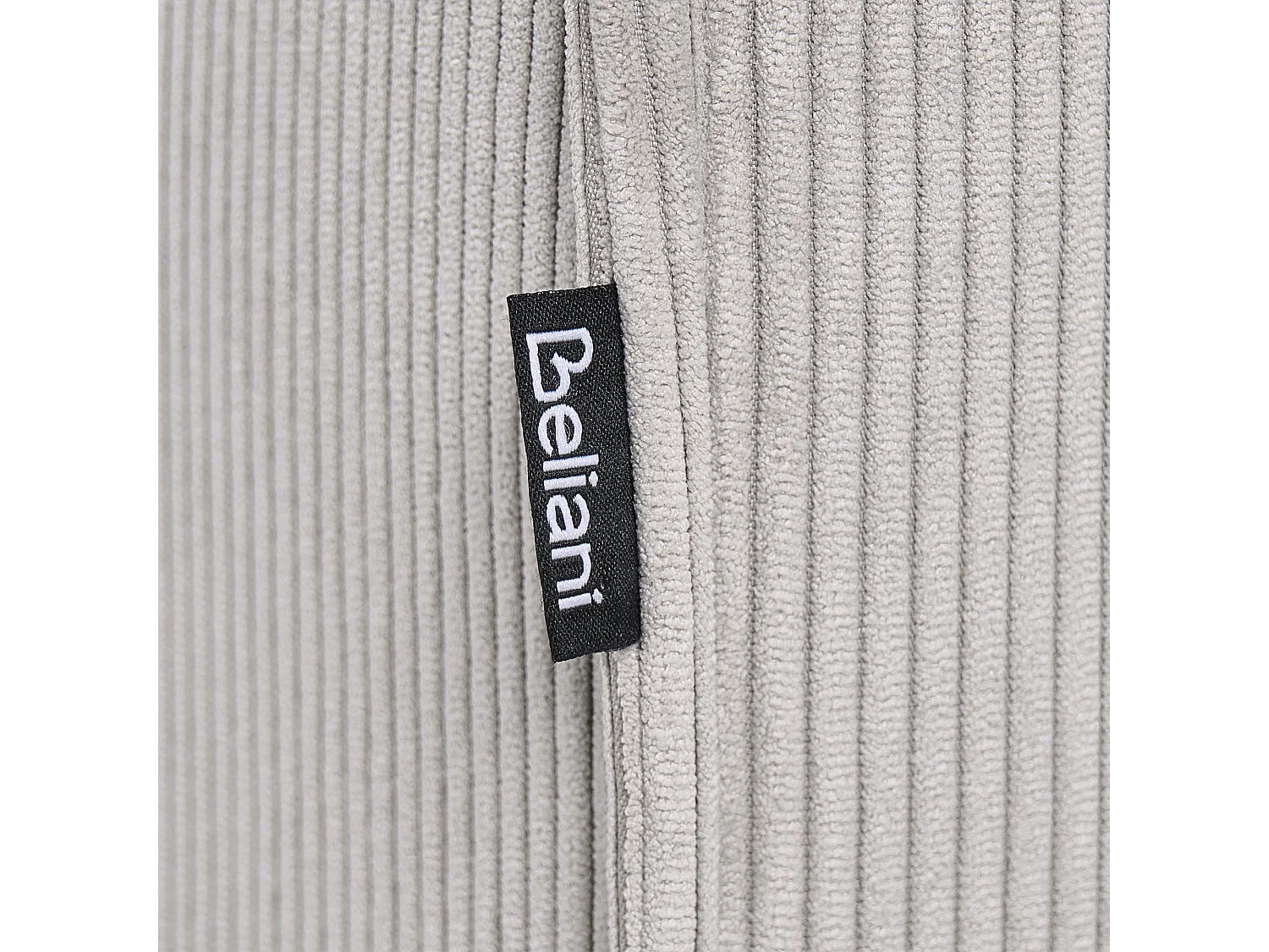 Module d'angle ARDAL Velours côtelé Taupe Côté droit