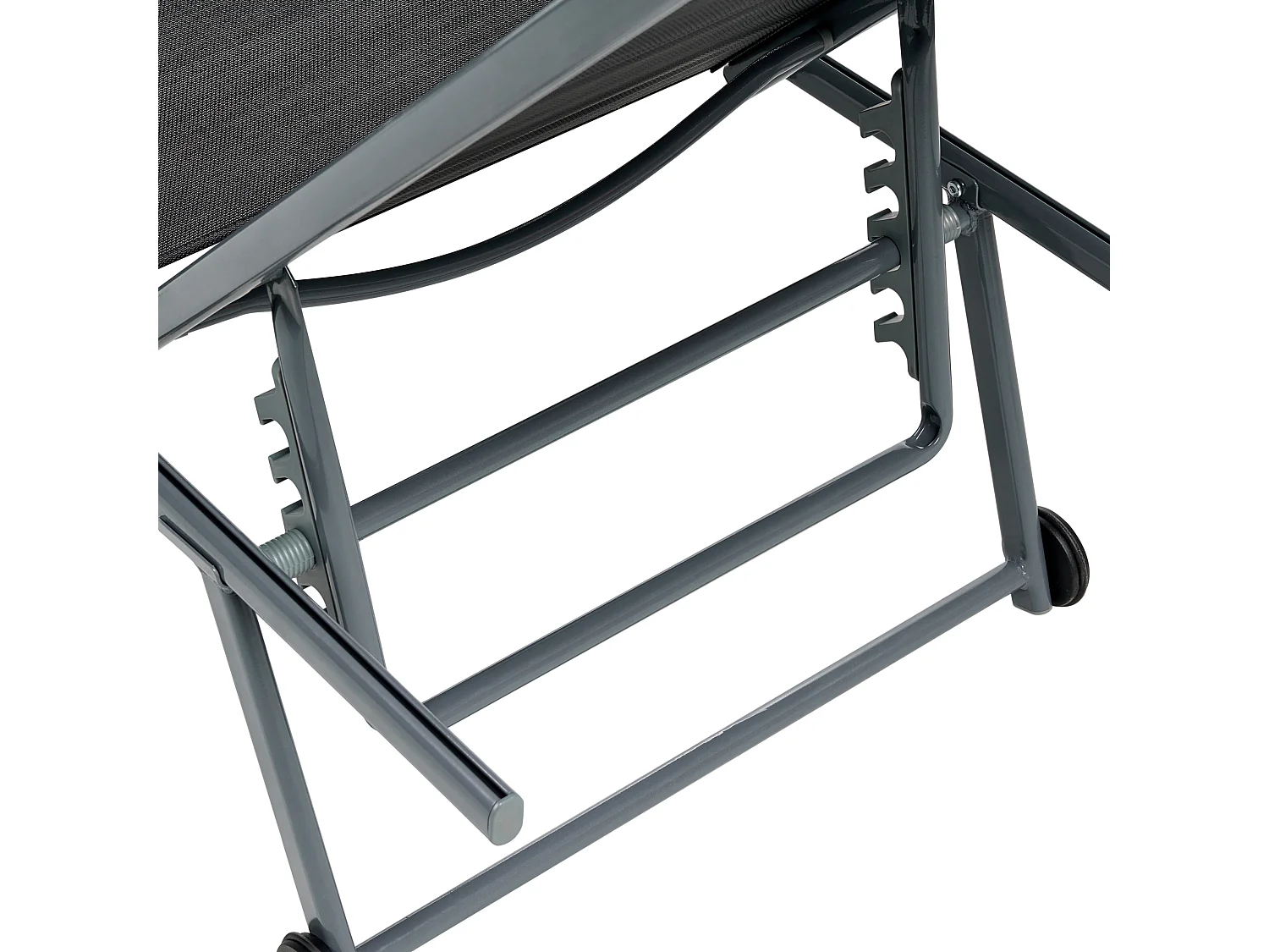 Lot de 2 transats SORONI Métal Noir