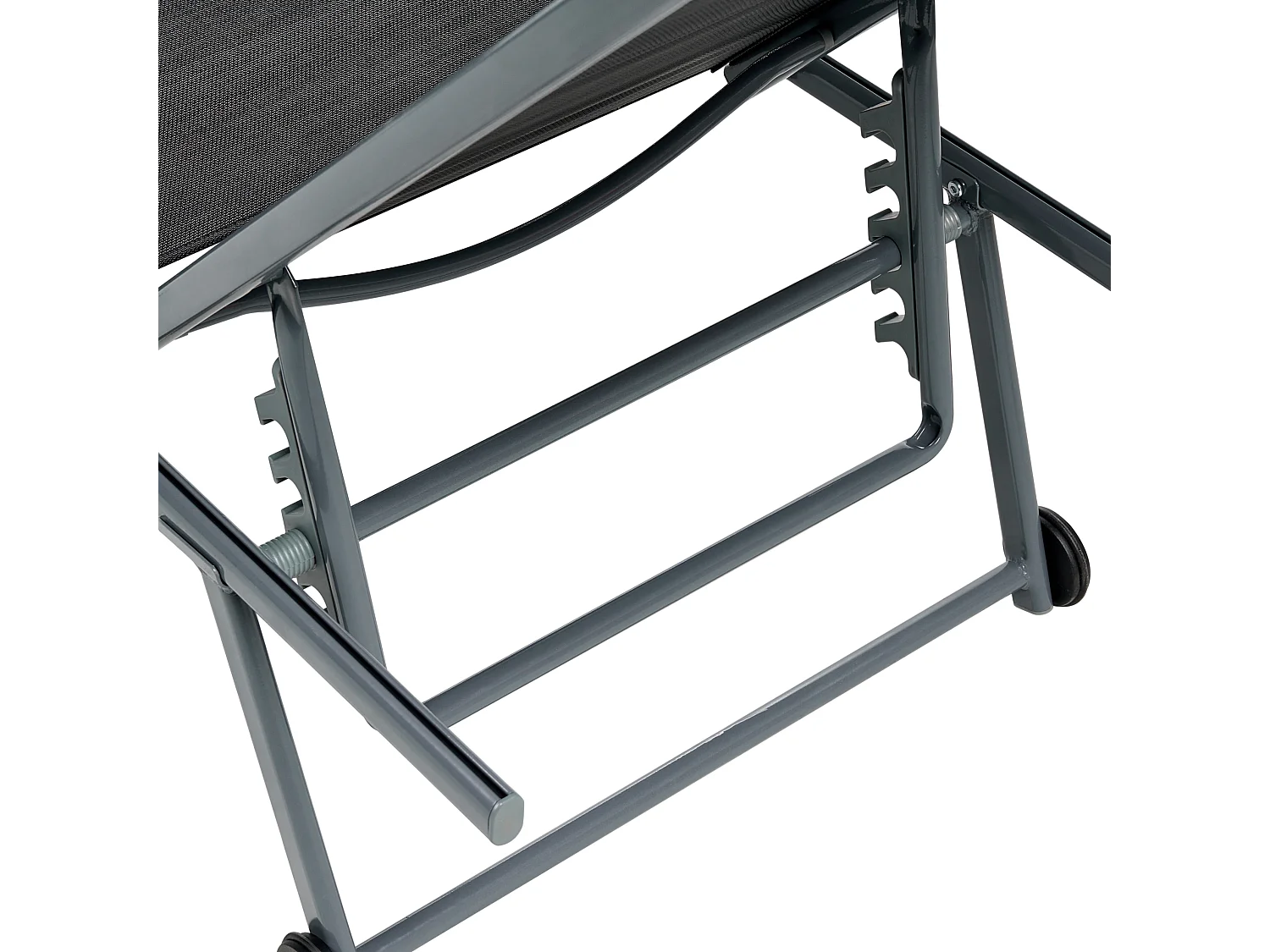 Lot de 2 transats SORONI Métal Noir