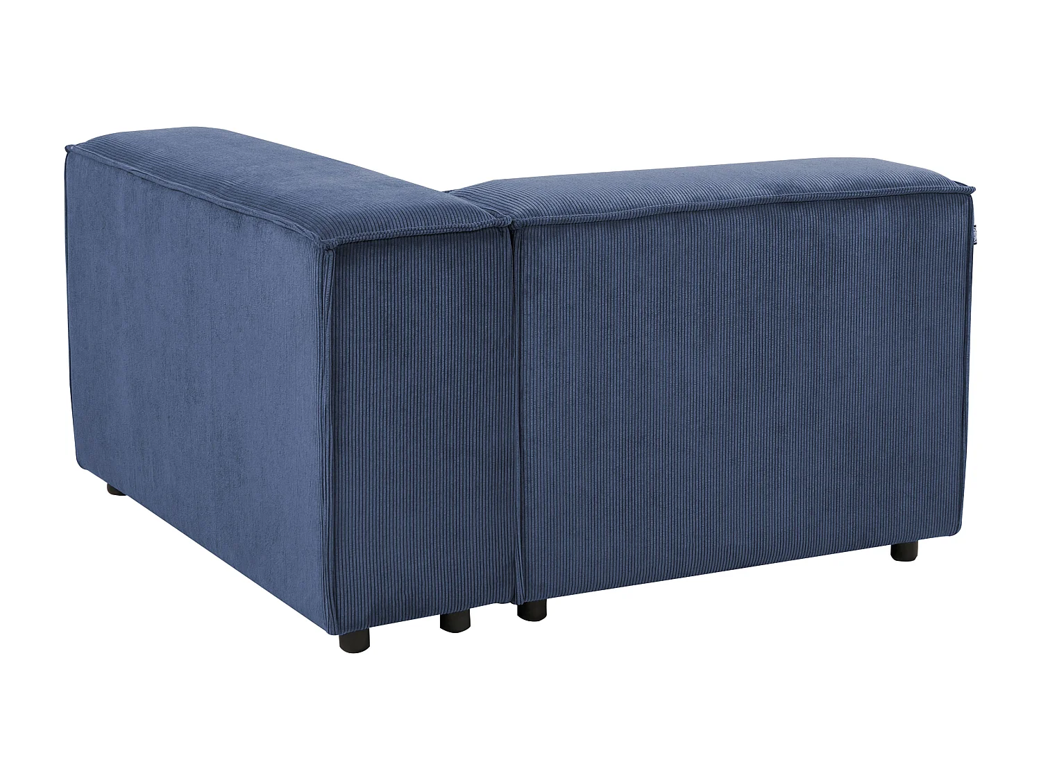 Module d'angle ARDAL Velours côtelé Bleu foncé Côté gauche