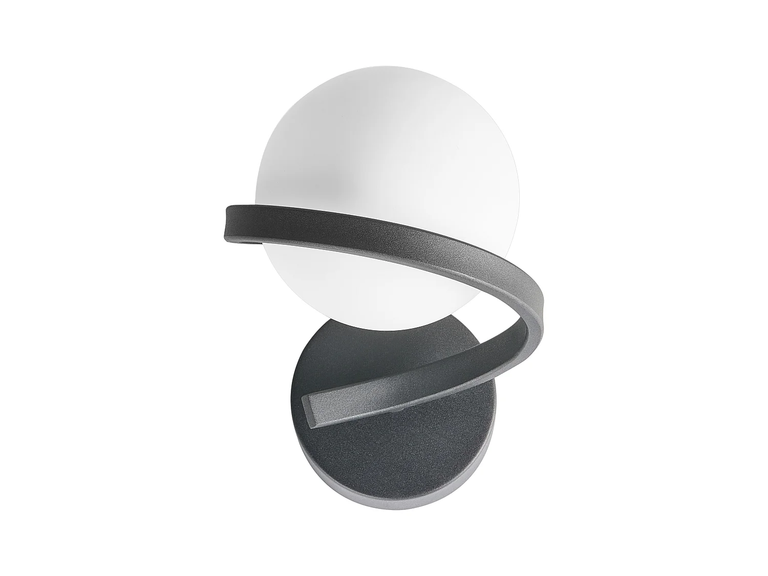 Lampe murale COLAGNE Métal Noir