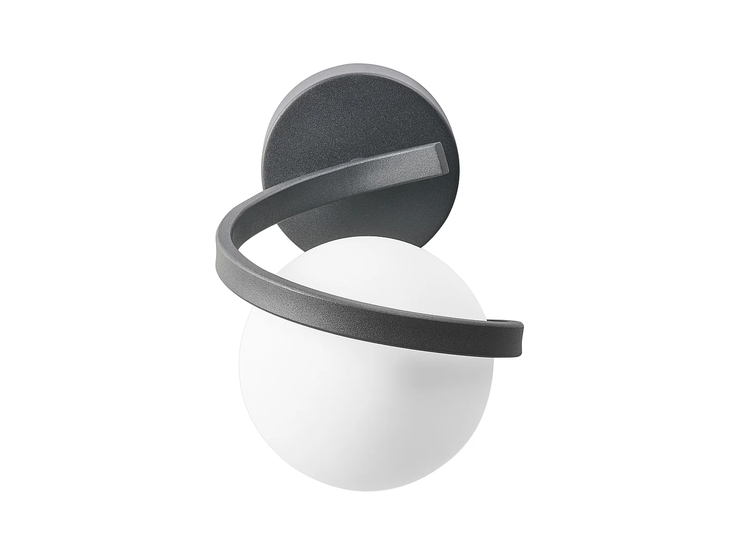 Lampe murale COLAGNE Métal Noir