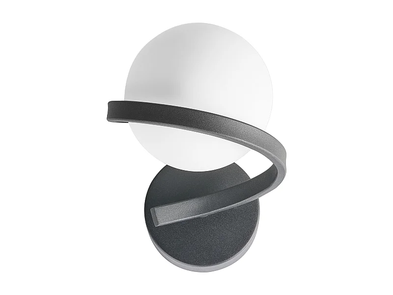 Lampe murale COLAGNE Métal Noir