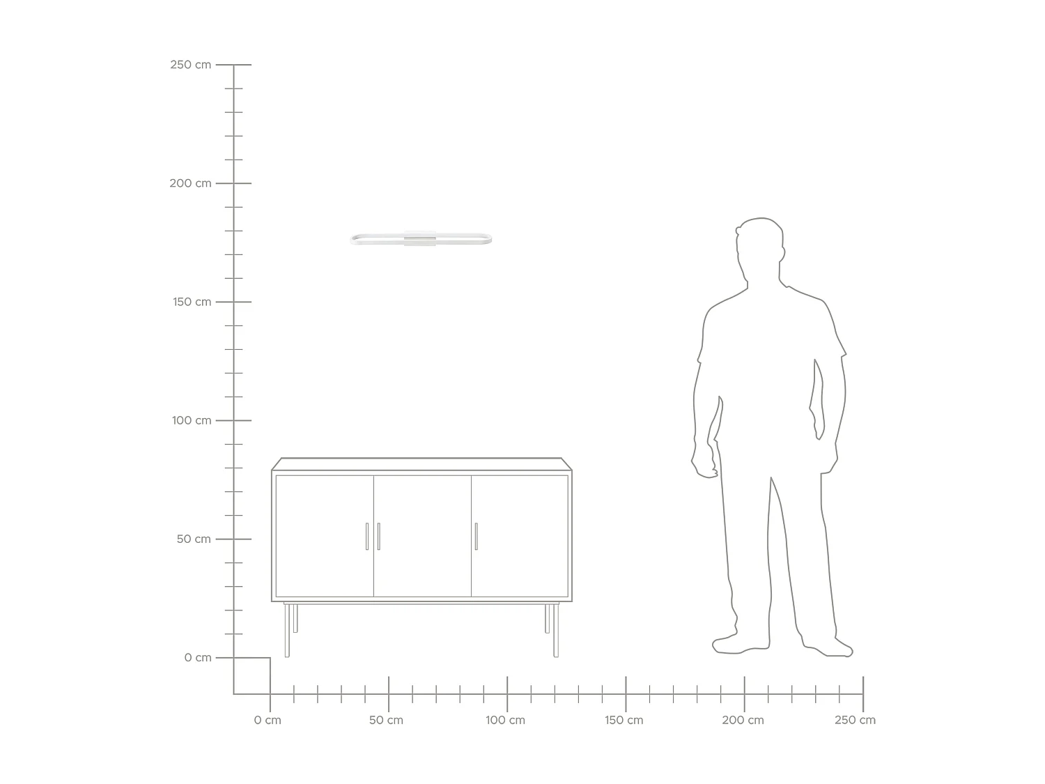 Luminaire LED pour tableau et miroir MIDOU Métal Blanc