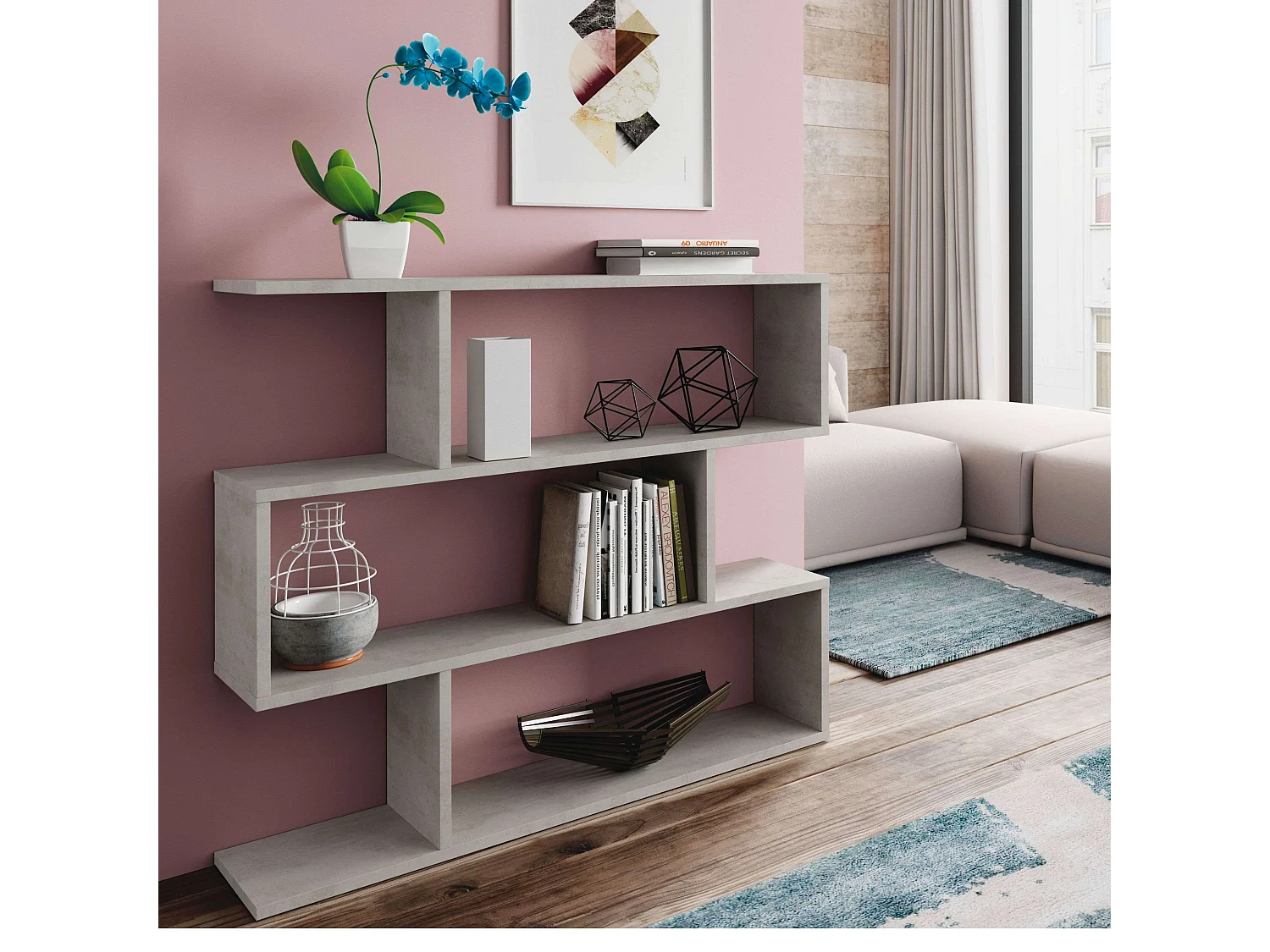 Sinfonier Dormitorio Tibet Roble Cambrian/Blanco Melamina 110x40x40 cm