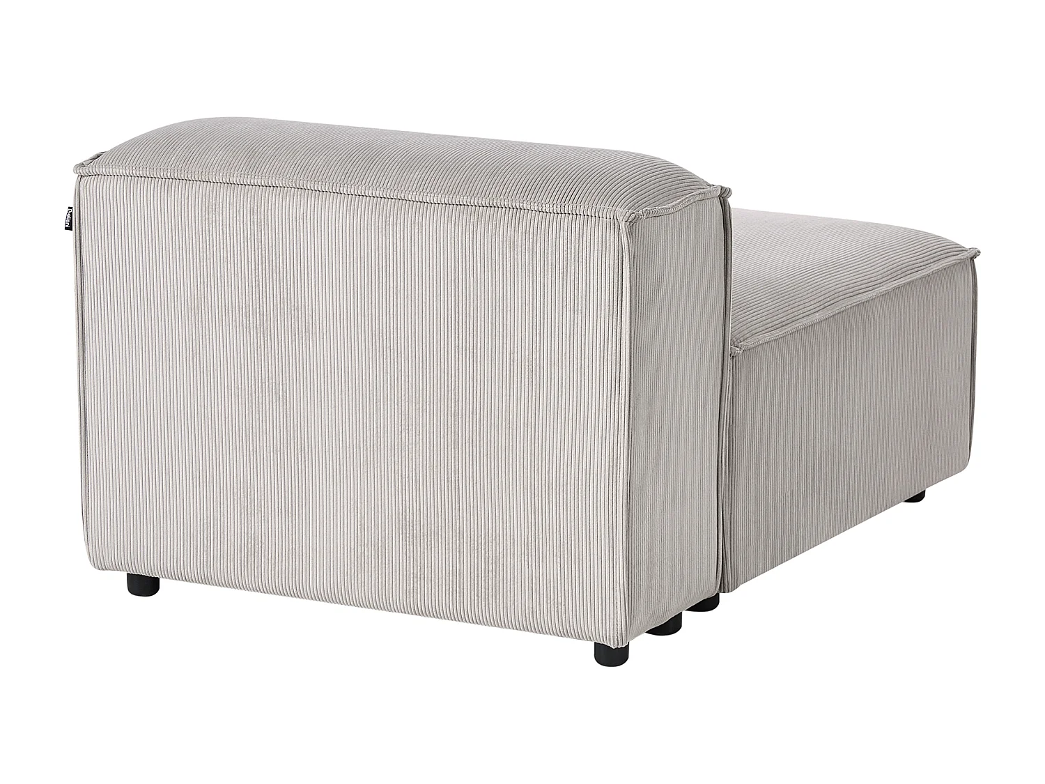 Module fauteuil ARDAL Velours côtelé Taupe