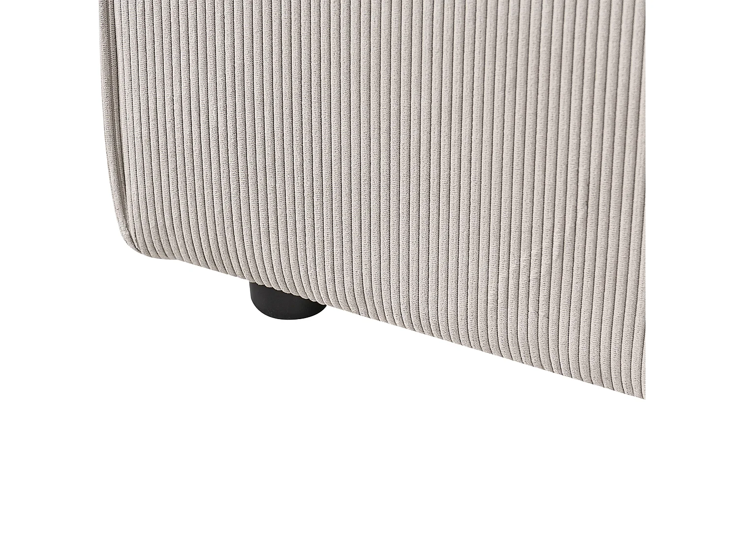 Module fauteuil ARDAL Velours côtelé Taupe