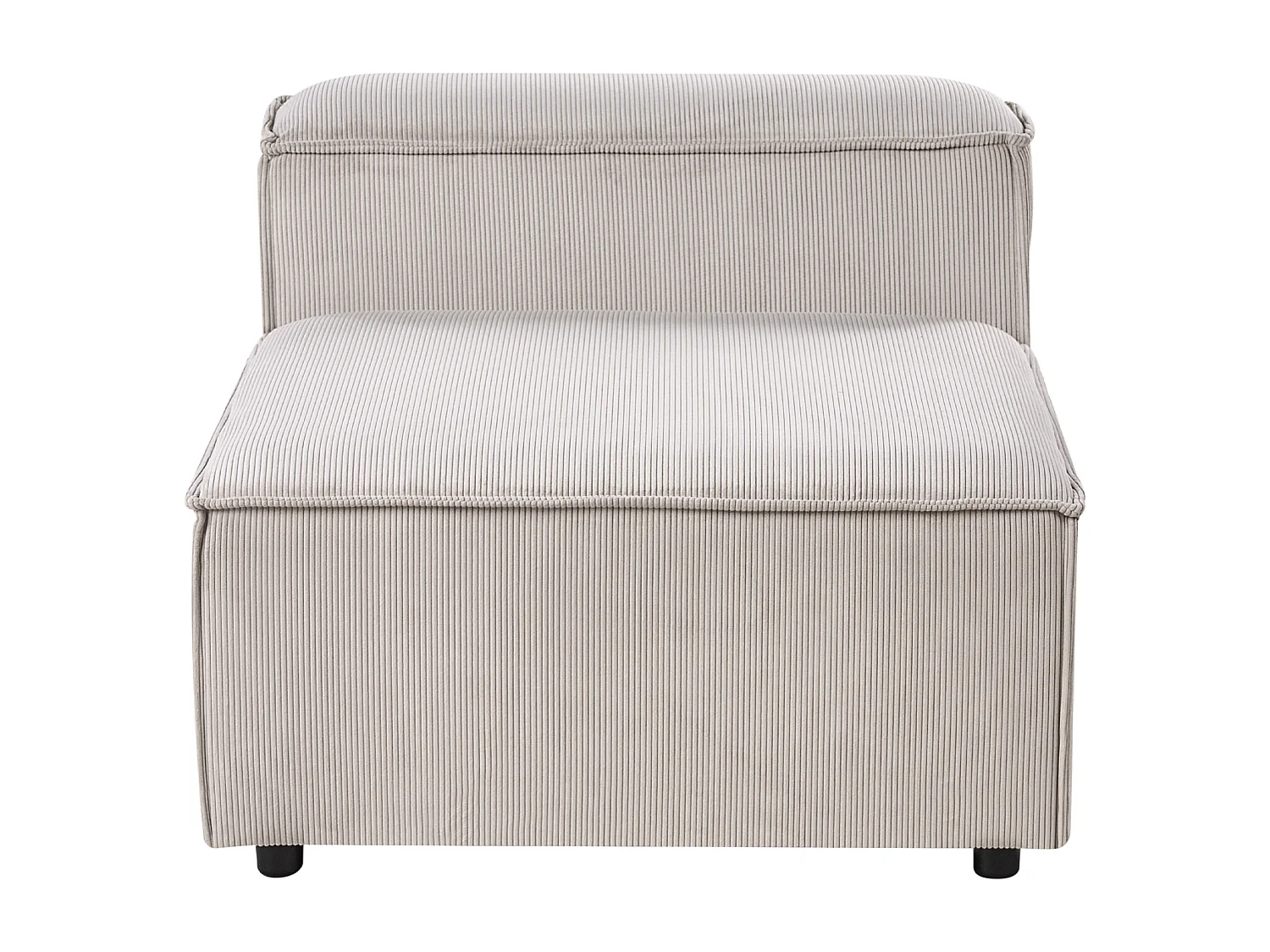 Module fauteuil ARDAL Velours côtelé Taupe