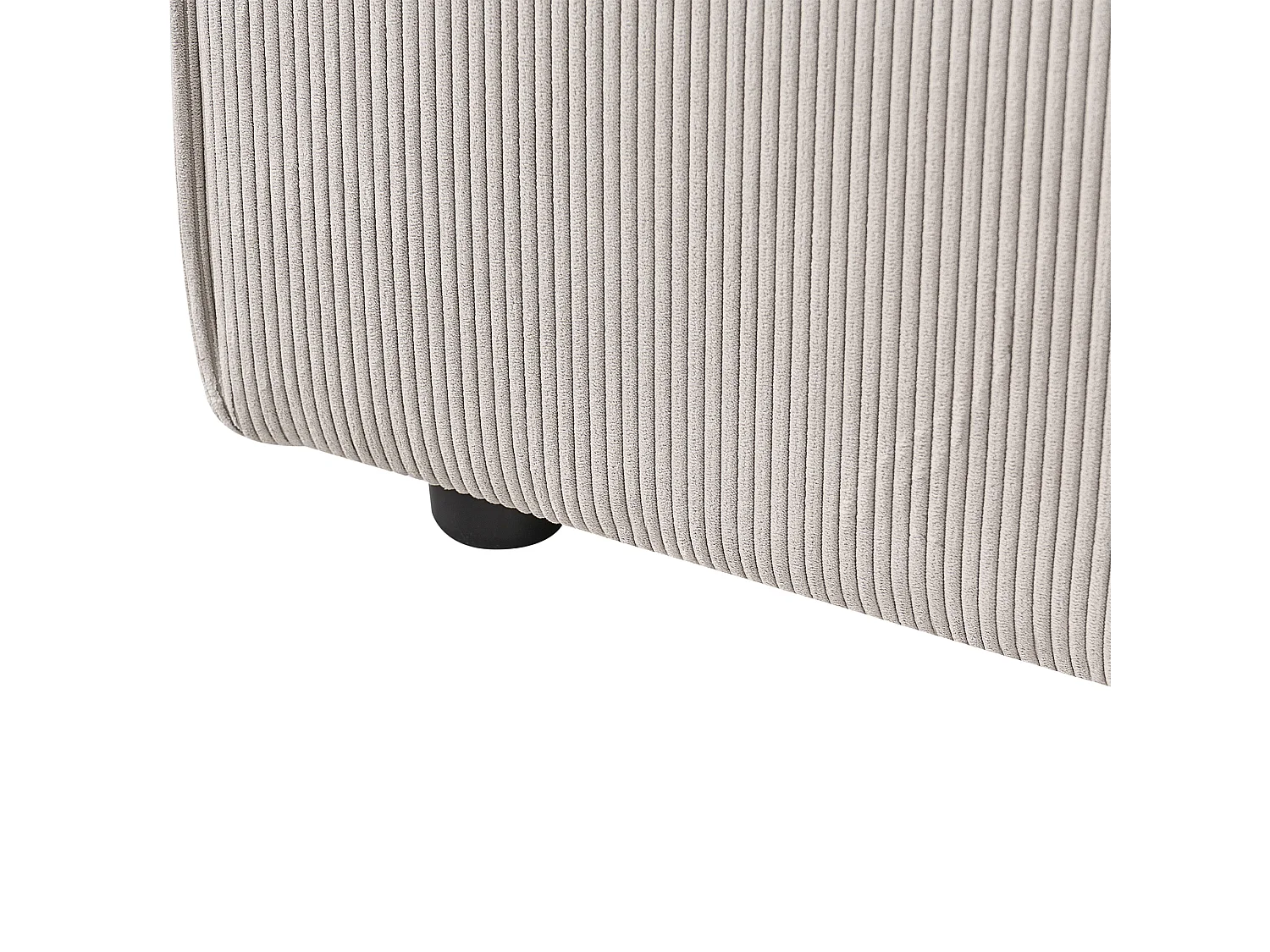 Module fauteuil ARDAL Velours côtelé Taupe