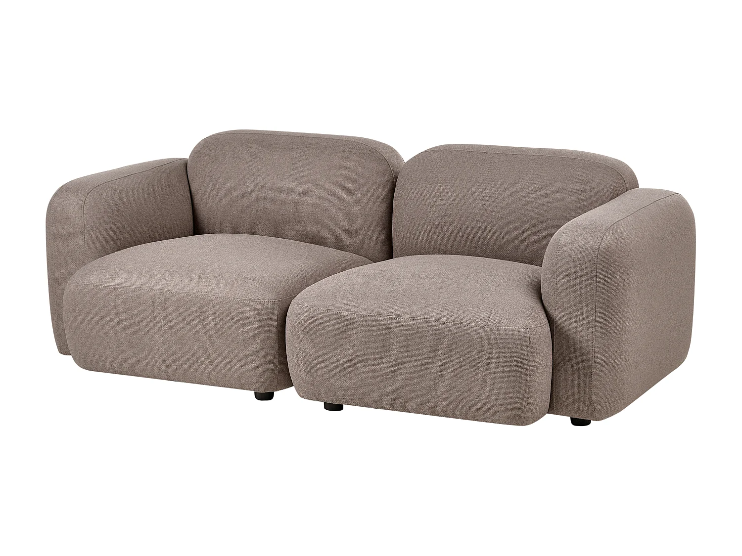 Canapé 3 places AFOSS Tissu Taupe