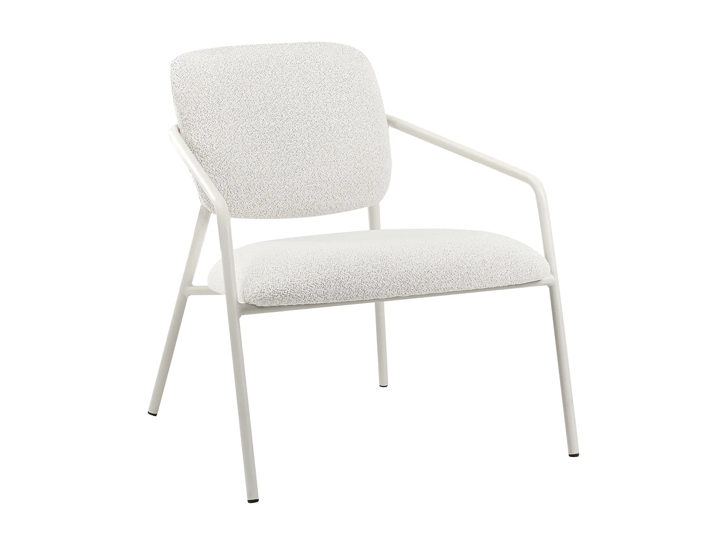 Lot de 2 fauteuils LOA Tissu Blanc cassé
