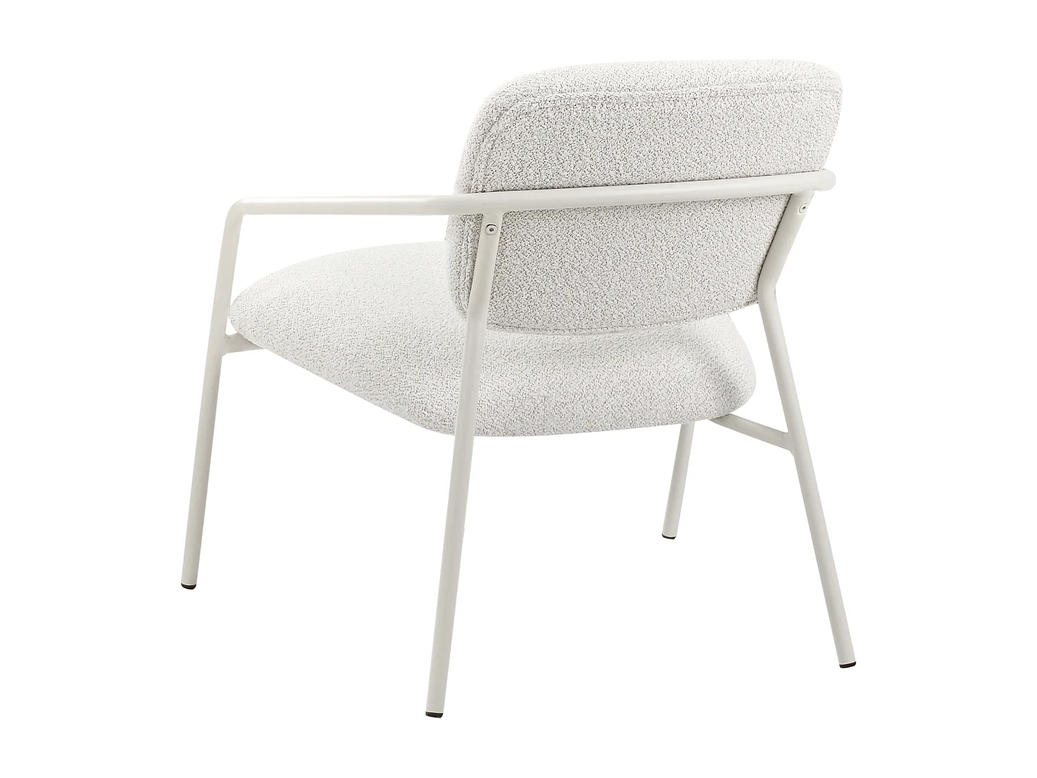 Lot de 2 fauteuils LOA Tissu Blanc cassé