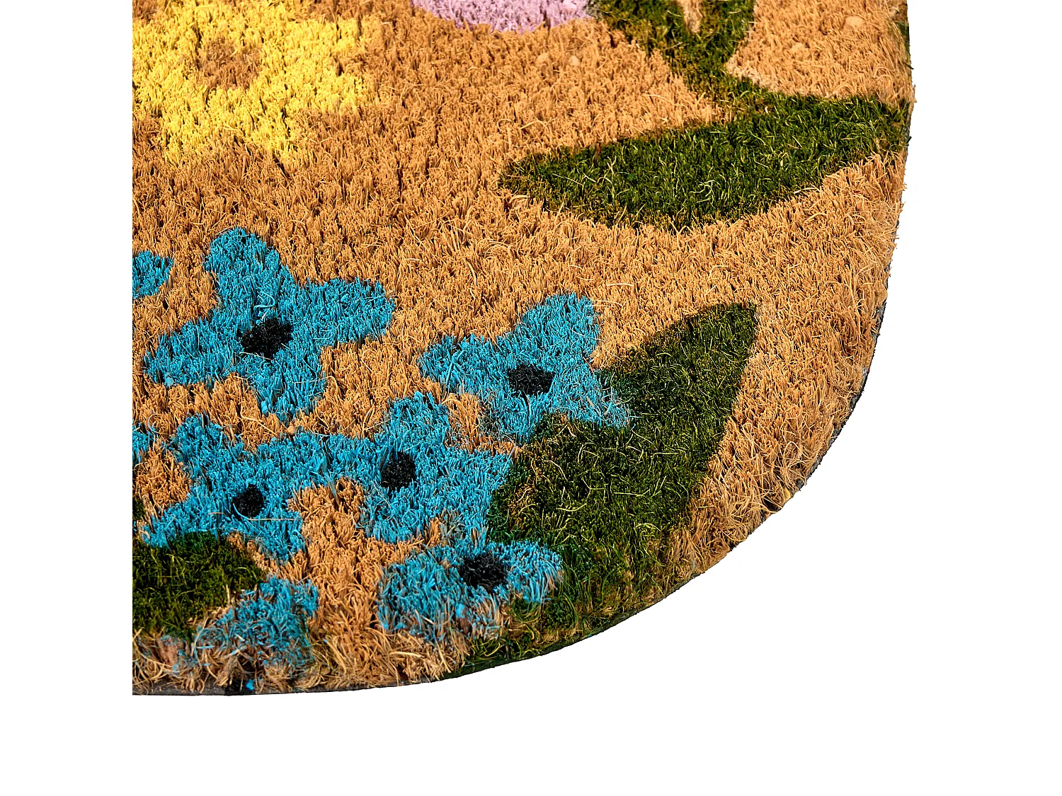 Paillasson TIBIG Multicolore 60 x 90 cm Chien Fibre de coco