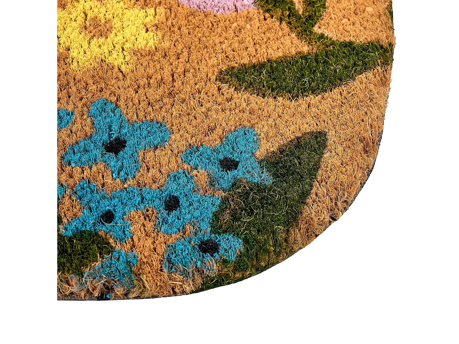 Paillasson TIBIG Multicolore 60 x 90 cm Chien Fibre de coco