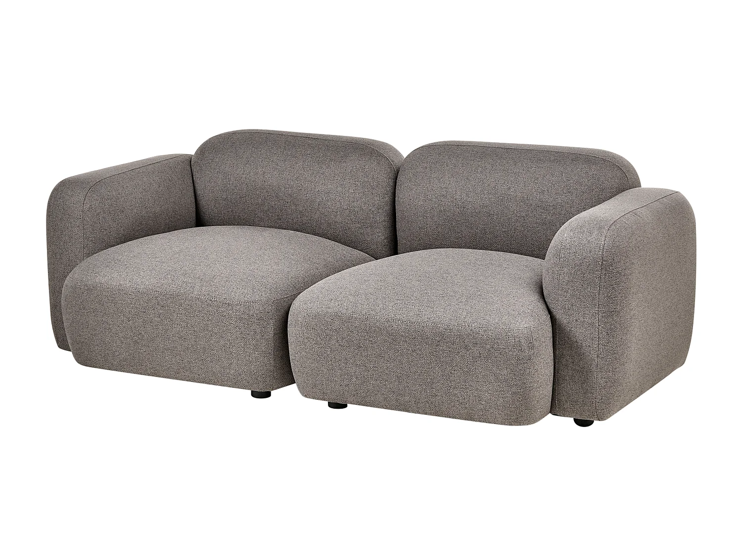 Sofa 3 Seater AFOSS Fabric Dark Grey