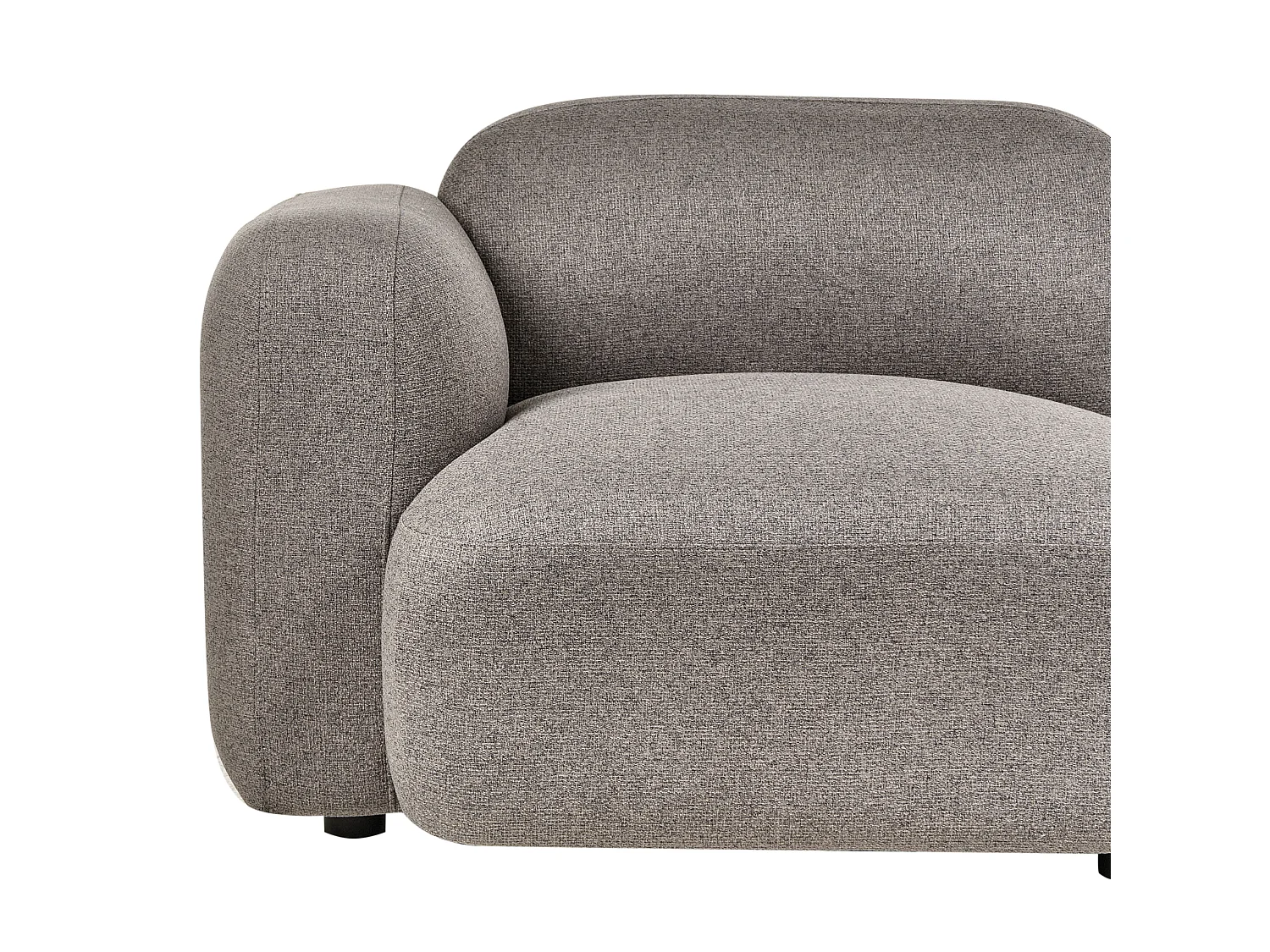 Sofa 3 Seater AFOSS Fabric Dark Grey