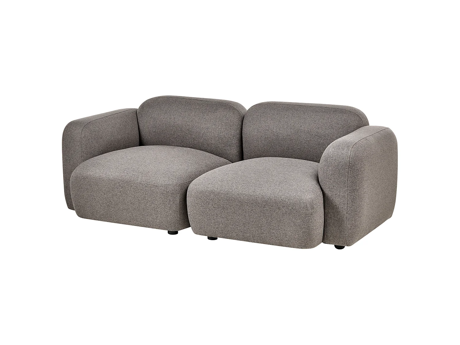 Sofa 3 Seater AFOSS Fabric Dark Grey