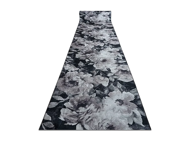 Alcatifa do corredor com reforço de borracha LOTUS BOUQUET 52901 Flor 60x650 cm