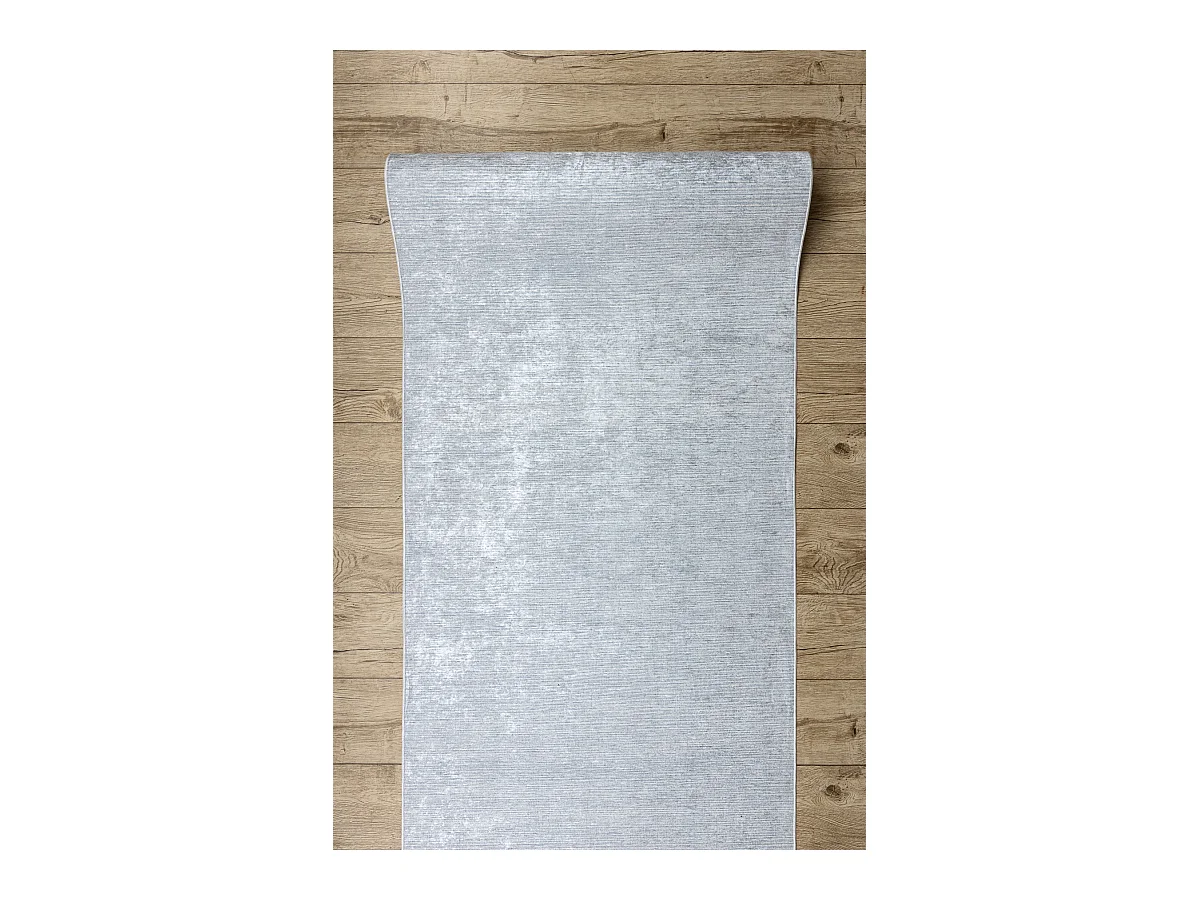 TAPIS DE COULOIR antidérapant LOTUS SMOOTH 52421 Mélange gris lavabl 60x560 cm