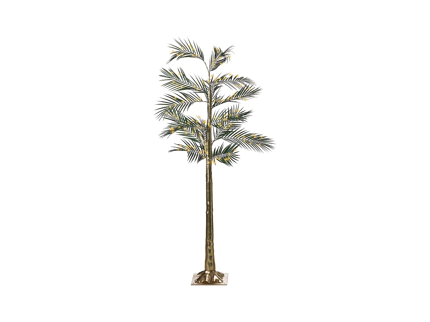 Décoration extérieure LED PALJAVESI Arbre 175 cm Doré