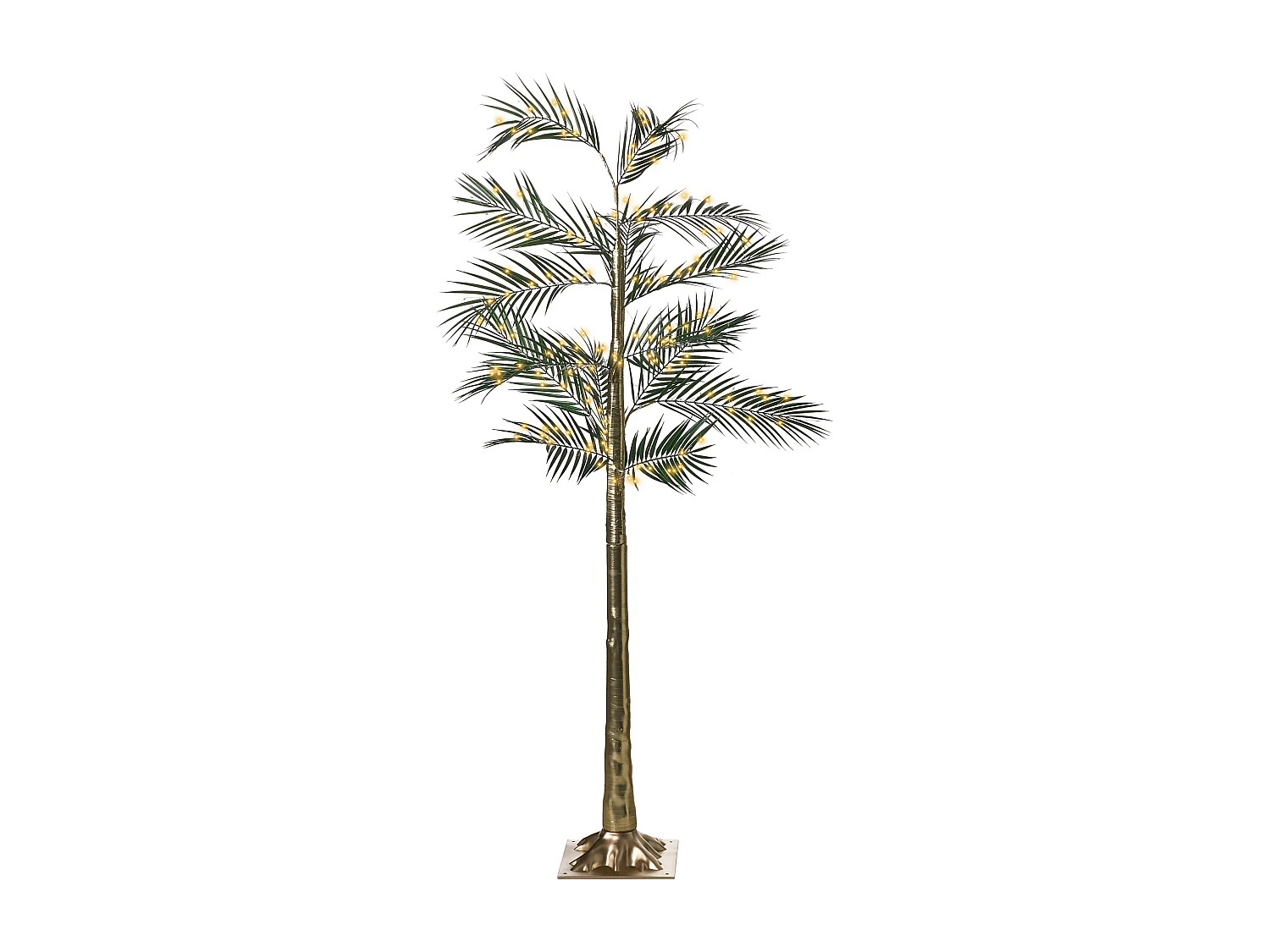 Décoration extérieure LED PALJAVESI Arbre 175 cm Doré