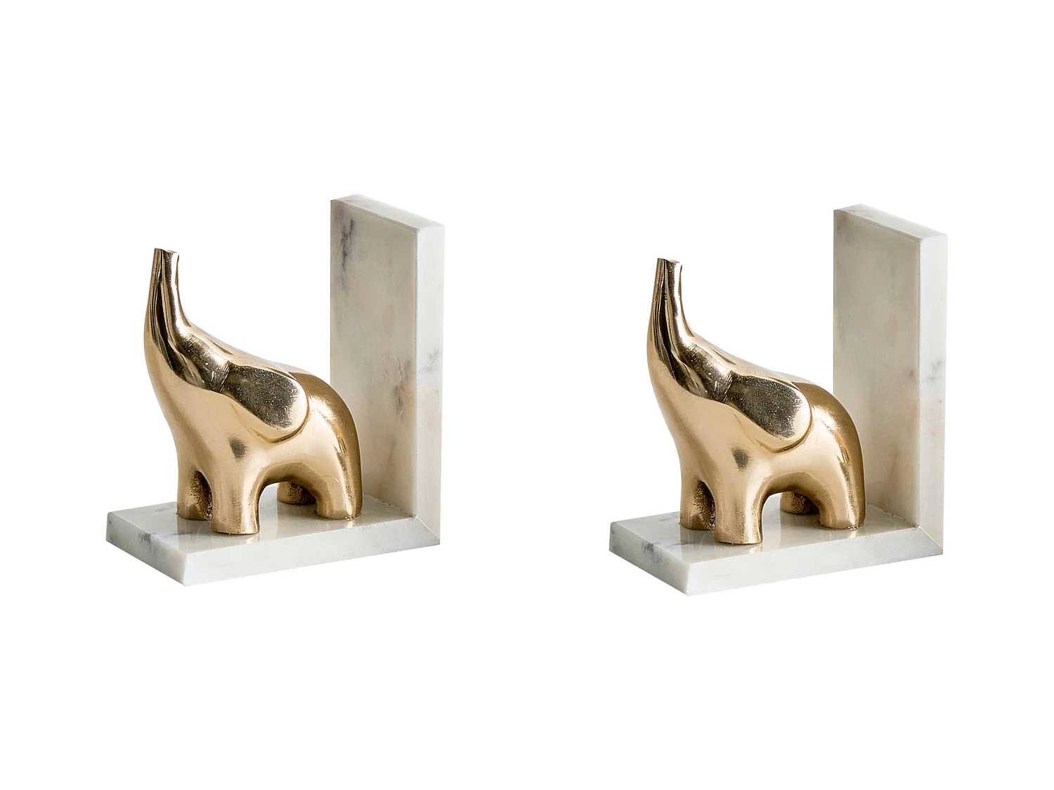 Serre-livres KOTEZI Marbre Doré