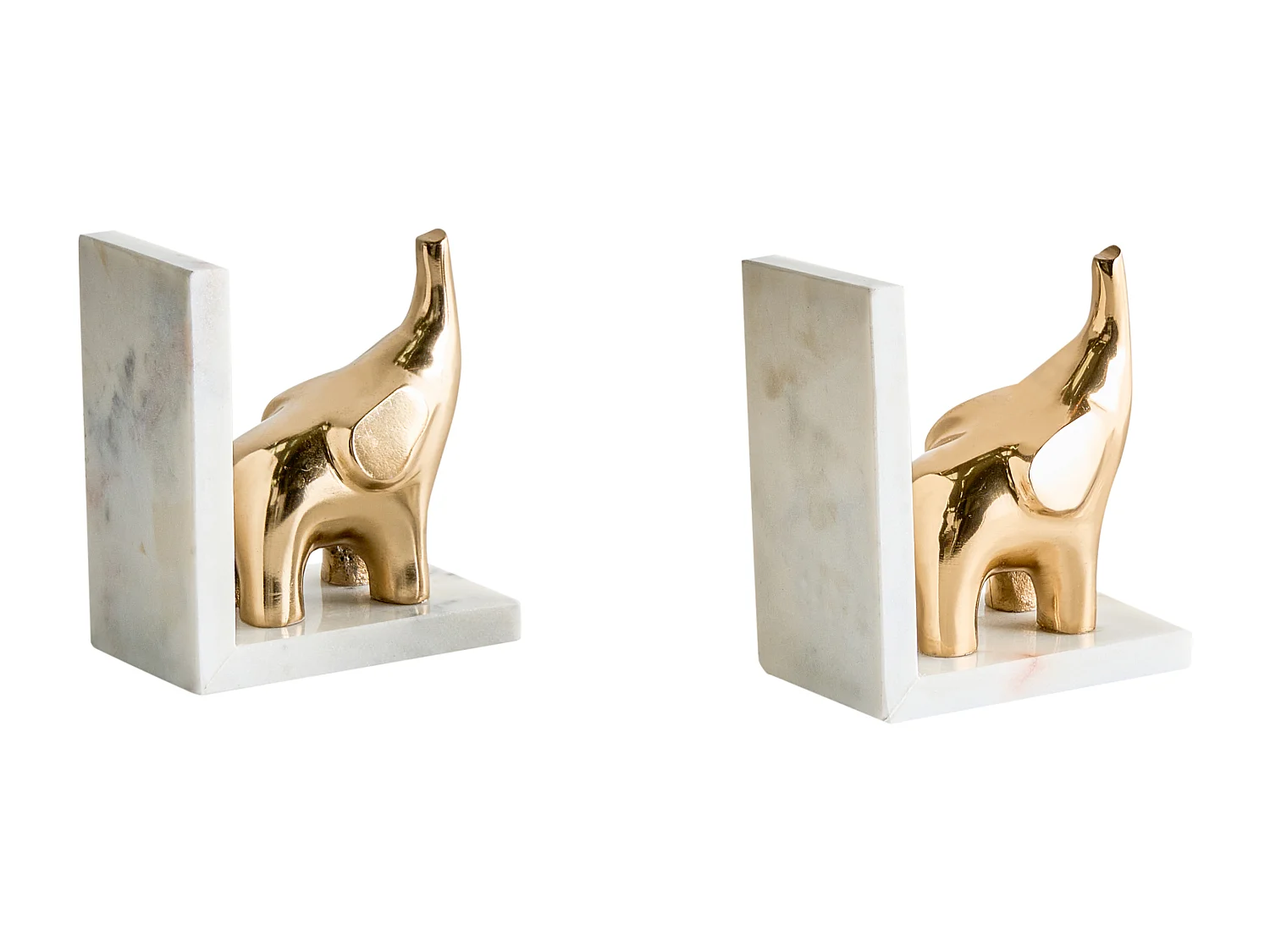 Serre-livres KOTEZI Marbre Doré