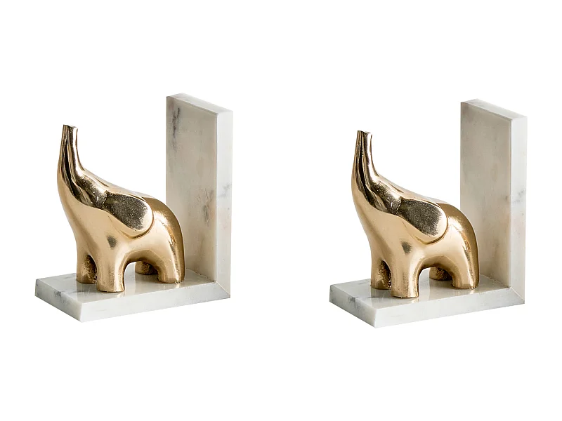 Serre-livres KOTEZI Marbre Doré