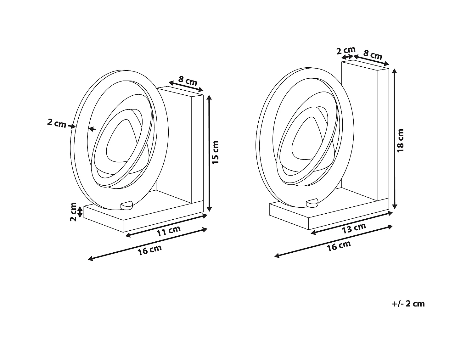 Serre-livres RABINA Marbre Argenté