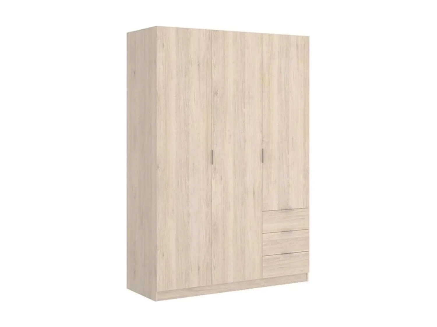 Pack 3 muebles aux. dormitorio juvenil color roble